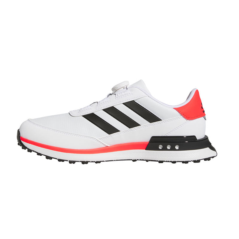 ADIDAS S2G BOA 24 Wide Men's Spikeless Shoes (White/Black/Red)