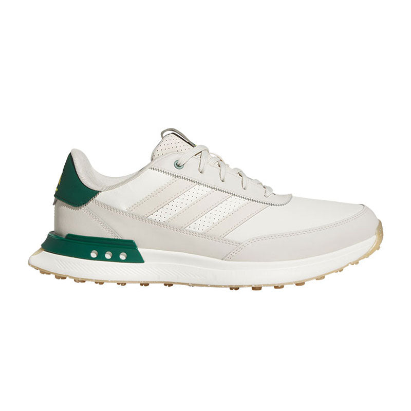 ADIDAS S2G 24 Leather Men's Spikeless Shoes (White/Aluminium/Green)
