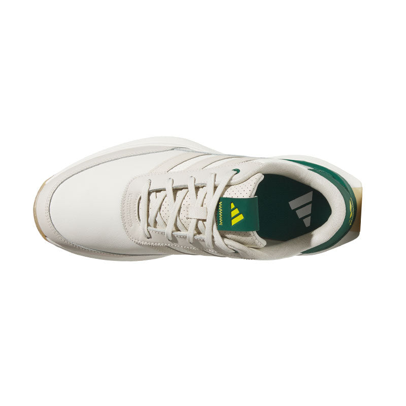 ADIDAS S2G 24 Leather Men's Spikeless Shoes (White/Aluminium/Green)