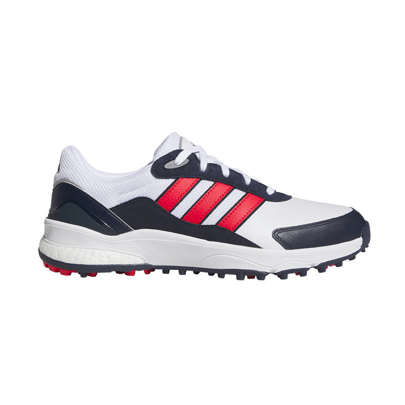 ADIDAS SW5540 Men's Spikeless Shoes (White/Red/Navy)