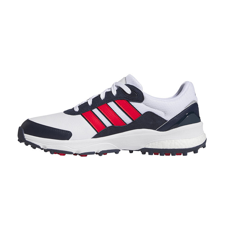 ADIDAS SW5540 Men's Spikeless Shoes (White/Red/Navy)