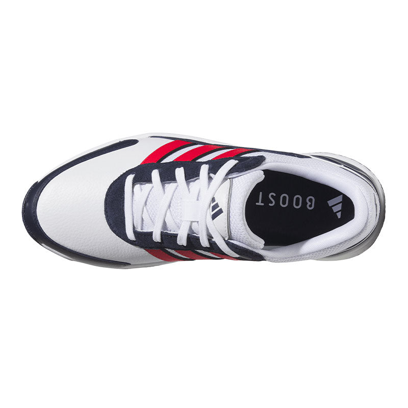 ADIDAS SW5540 Men's Spikeless Shoes (White/Red/Navy)