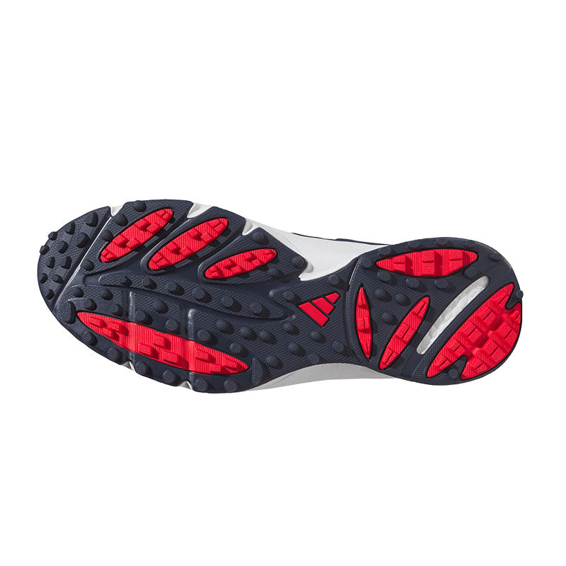 ADIDAS SW5540 Men's Spikeless Shoes (White/Red/Navy)