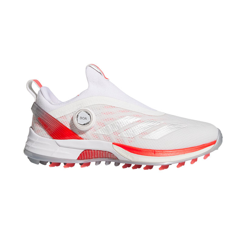 ADIDAS Adizero ZG BOA Women's Spikeless Shoes (White/Silver/Red)
