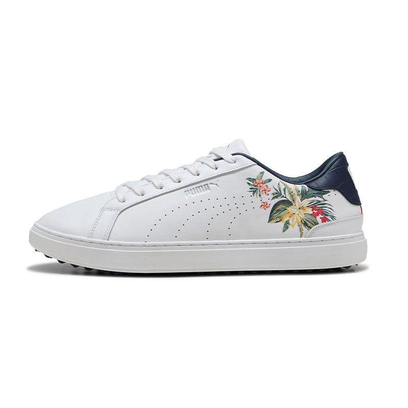 PUMA x PTC Men's Classic G Men's Spikeless Shoes (White/Navy/Red)
