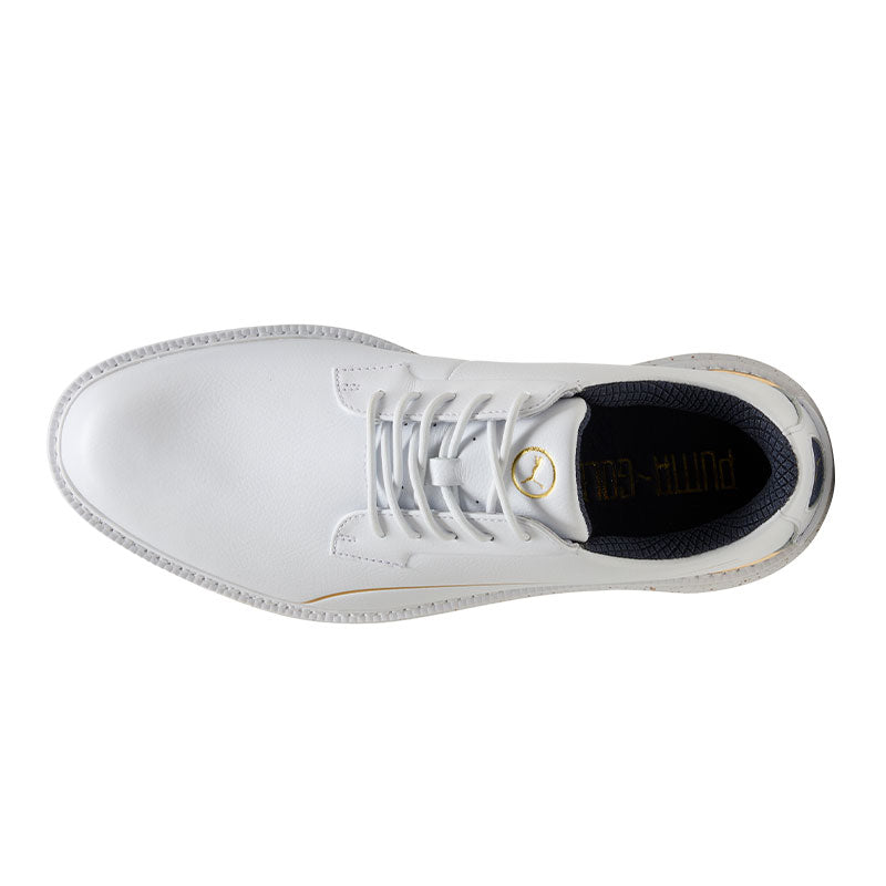 PUMA Royale Men's Spikeless Shoes (White/Navy/Gold)