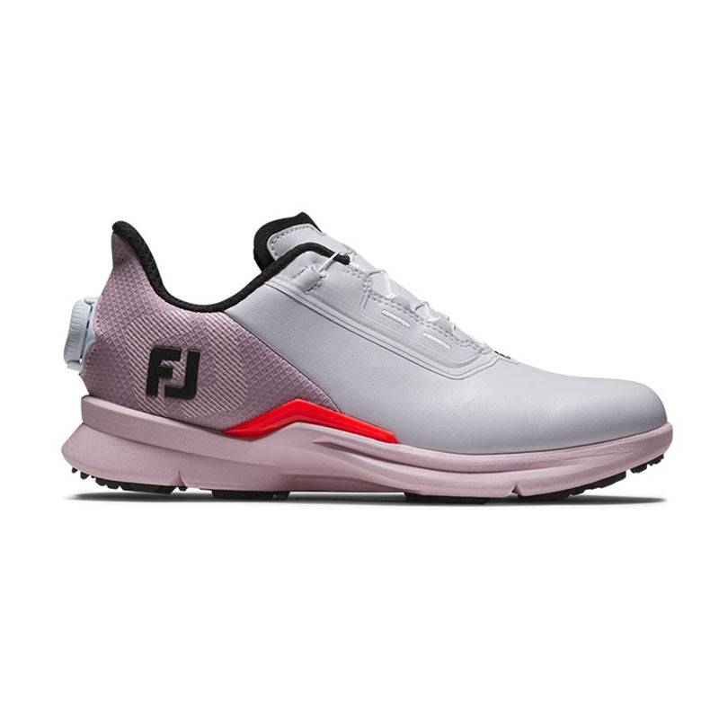 FOOTJOY Fuel BOA Women's Spikeless Shoes (White/Pink/Coral)