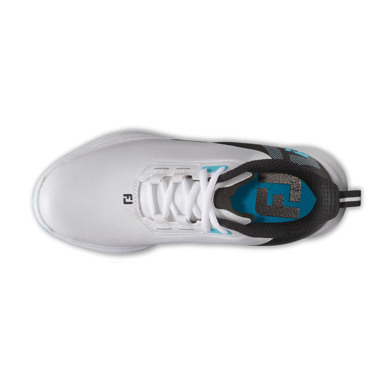 FOOTJOY Fuel Junior Spikeless Shoes (White/Black/Blue)