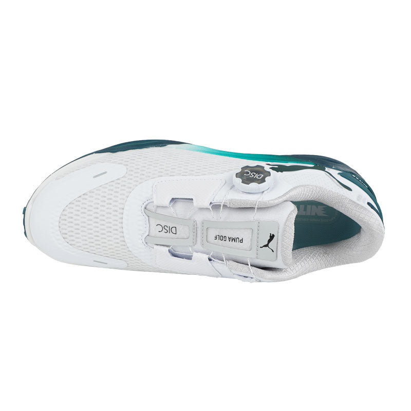 PUMA Shadowcat NITRO Disc Men's Spikeless Shoes (White/Green/Grey)
