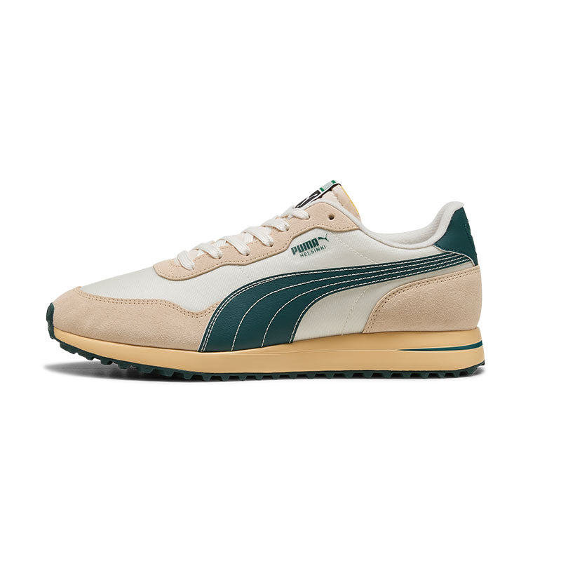 PUMA Helsinki G Men's Spikeless Shoes (Ivory/Green)