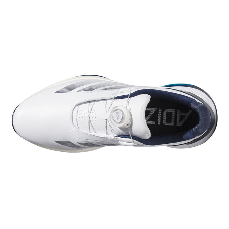 ADIDAS Adizero ZG Lo BOA Men's Spikeless Shoes (White/Indigo/Silver)
