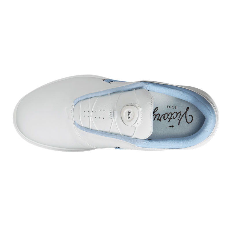 NIKE Victory Tour 4 BOA Men's Spikeless Shoes (White/Blue/Black)