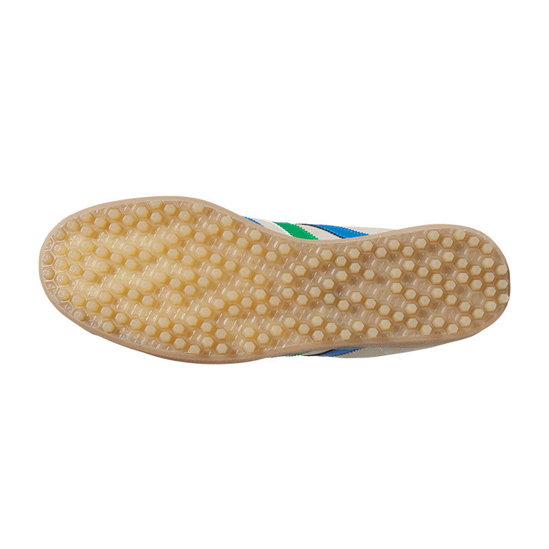 ADIDAS Gazelle Unisex Spikeless Shoes (White/Green/Blue)