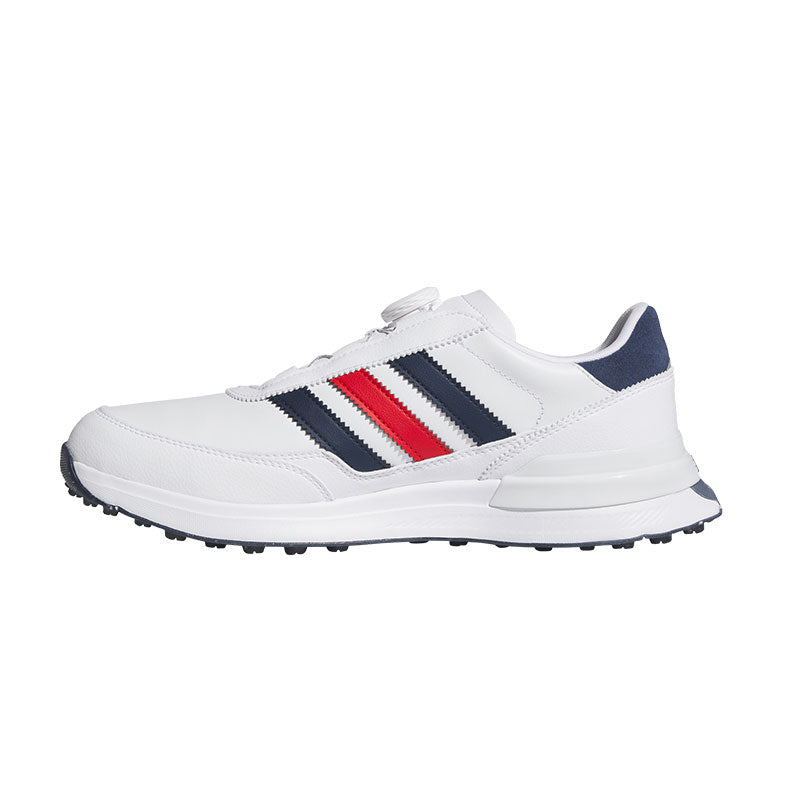 ADIDAS S2G BOA Men's Spikeless Shoes (White/Navy/Red)
