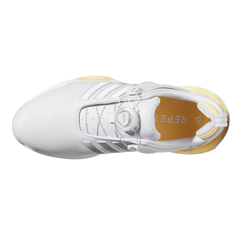 ADIDAS Adipower 26 BOA Women's Spikeless Shoes (Grey/Silver/Orange)