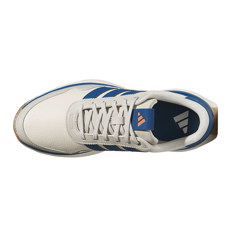 ADIDAS S2G Men's Leather Spikeless Shoes (Beige/Grey/Blue)