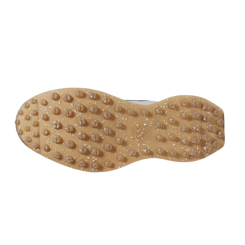 ADIDAS S2G Men's Leather Spikeless Shoes (Beige/Grey/Blue)