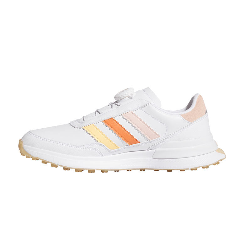 ADIDAS S2G 26 BOA Women's Spikeless Shoes (White/Pink/Orange)