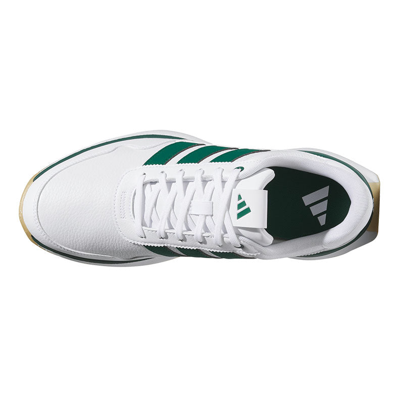 ADIDAS S2G Men's Leather Spikeless Shoes (White/Green)