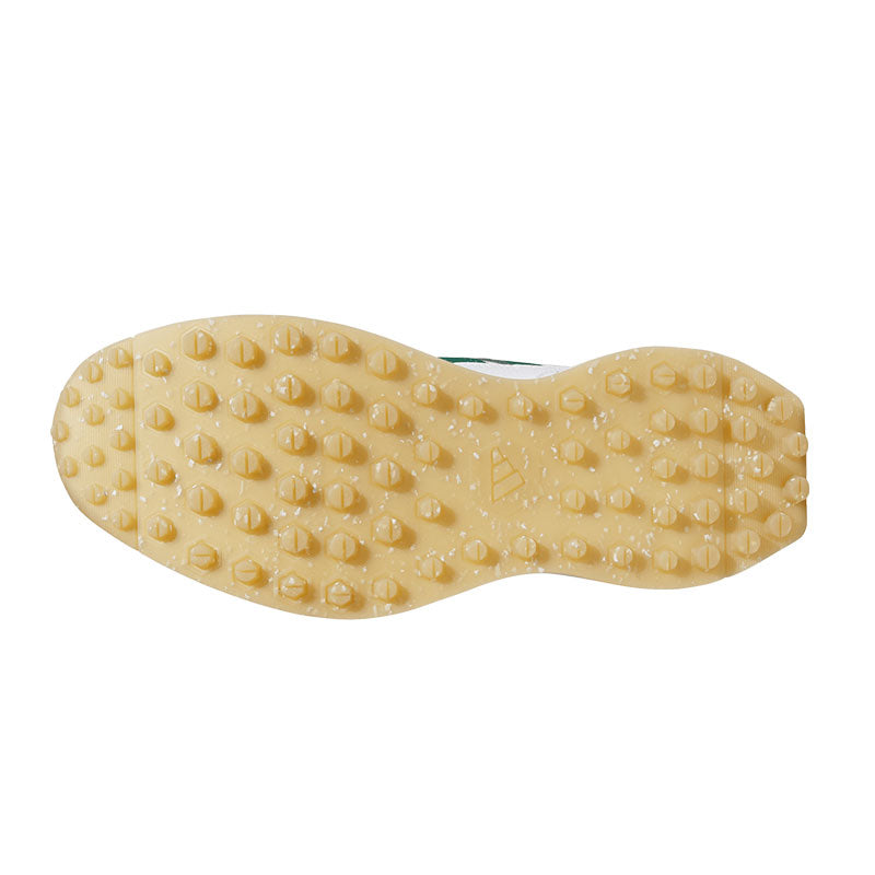 ADIDAS S2G Men's Leather Spikeless Shoes (White/Green)