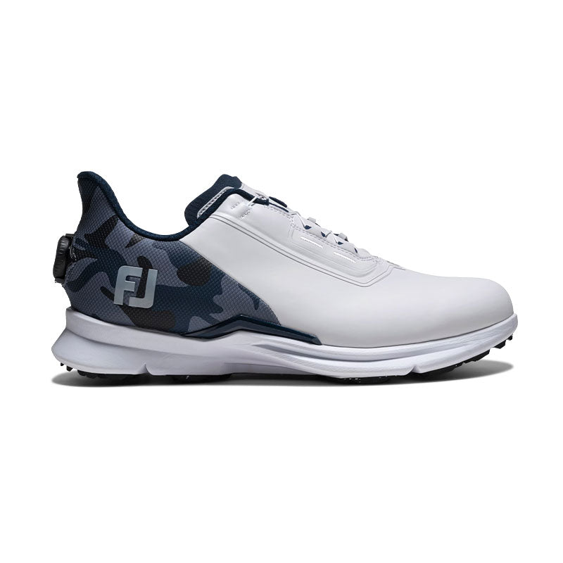 FOOTJOY FJ Fuel BOA Men's Spikeless Shoes (White/Blue/Blue)
