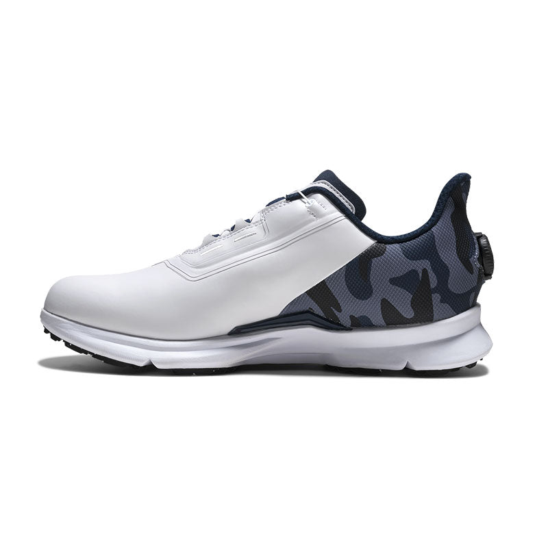 FOOTJOY FJ Fuel BOA Men's Spikeless Shoes (White/Blue/Blue)