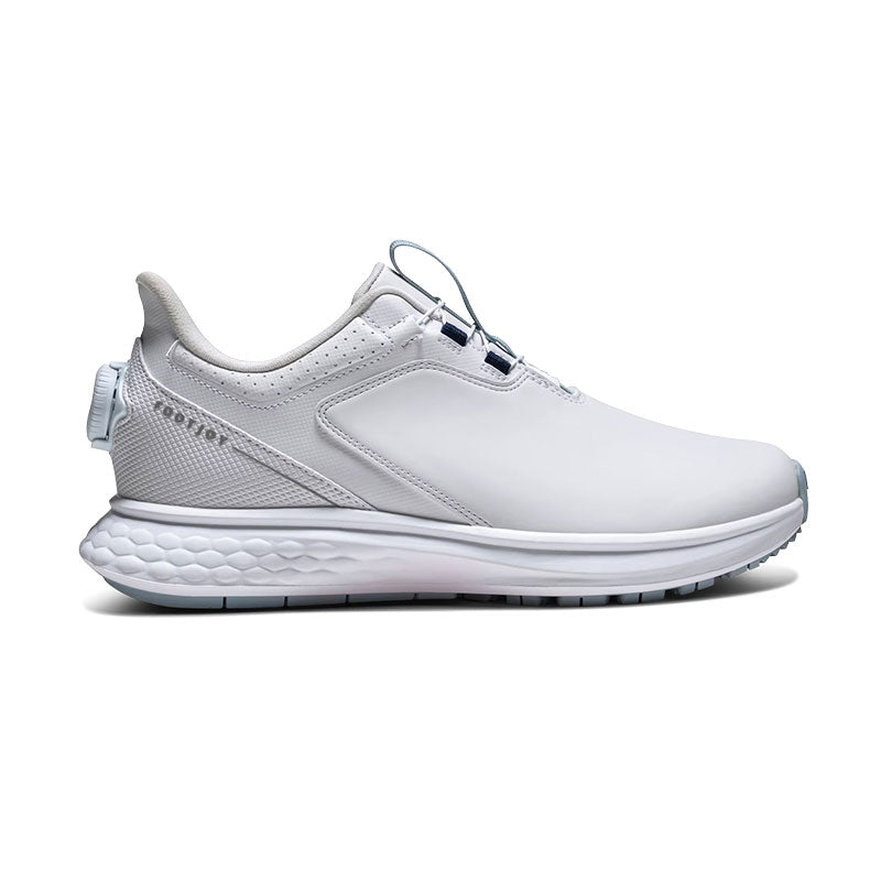 FOOTJOY FJ Pulse BOA Women's Spikeless Shoes (White/White/Blue)