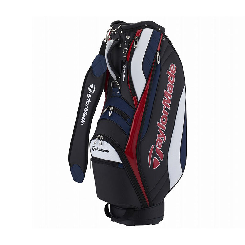 TAYLORMADE SP Modern 9.5" Cart Bag (Black/Red/Navy)