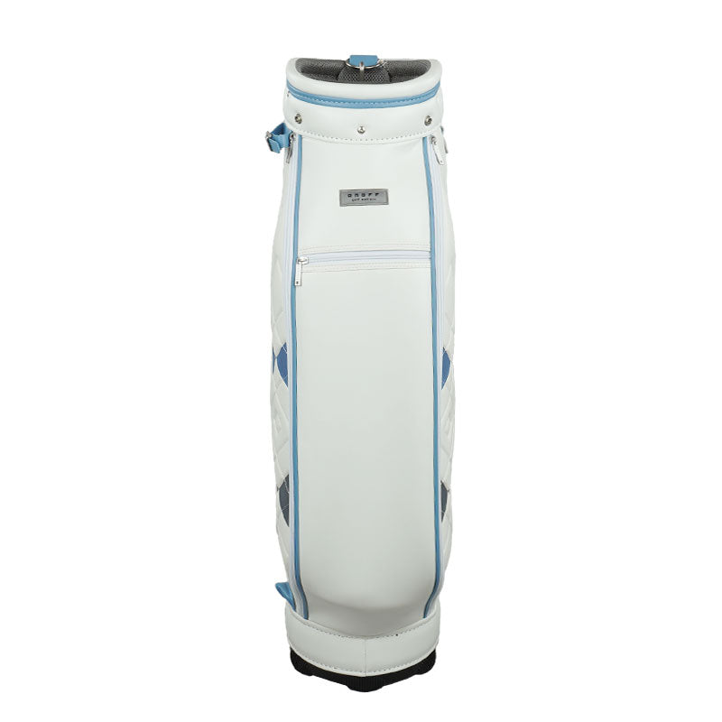 ONOFF OB7923 8.5" Women's Caddie Bag (White/Blue)