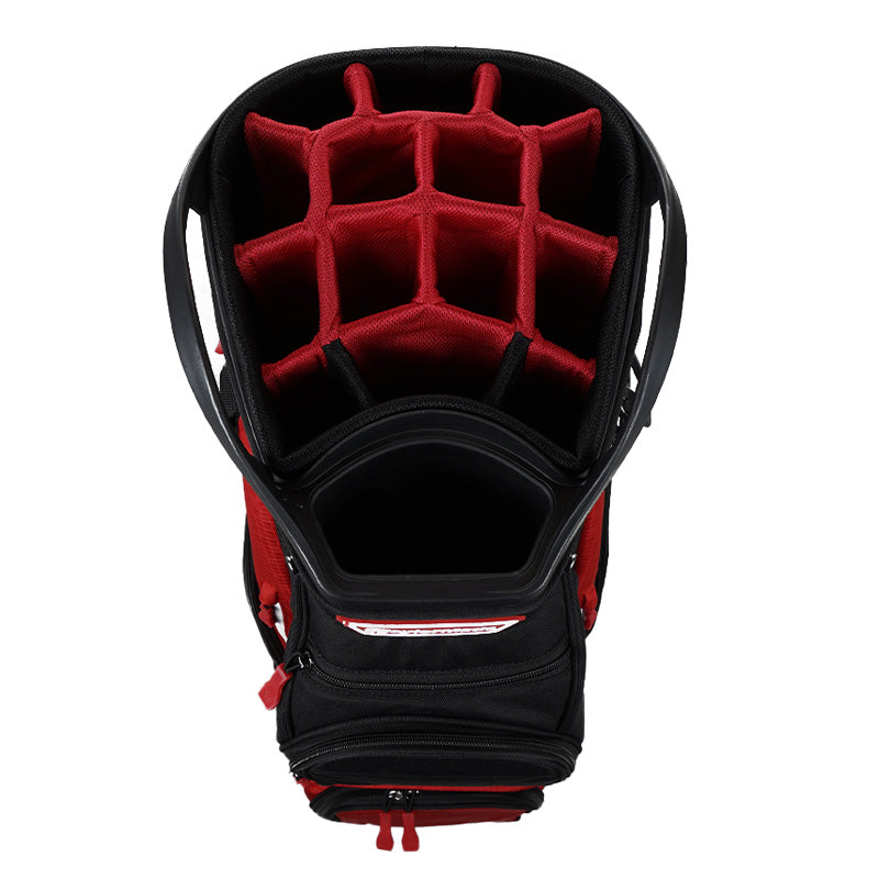 TAYLORMADE 9" Supreme Cart Bag (Black/Red)