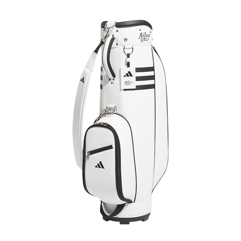 ADIDAS 8.5" 3-Stripes Women's Cart Bag (White/Black)