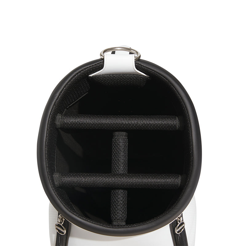 ADIDAS 8.5" 3-Stripes Women's Cart Bag (White/Black)