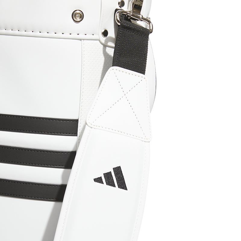 ADIDAS 8.5" 3-Stripes Women's Cart Bag (White/Black)