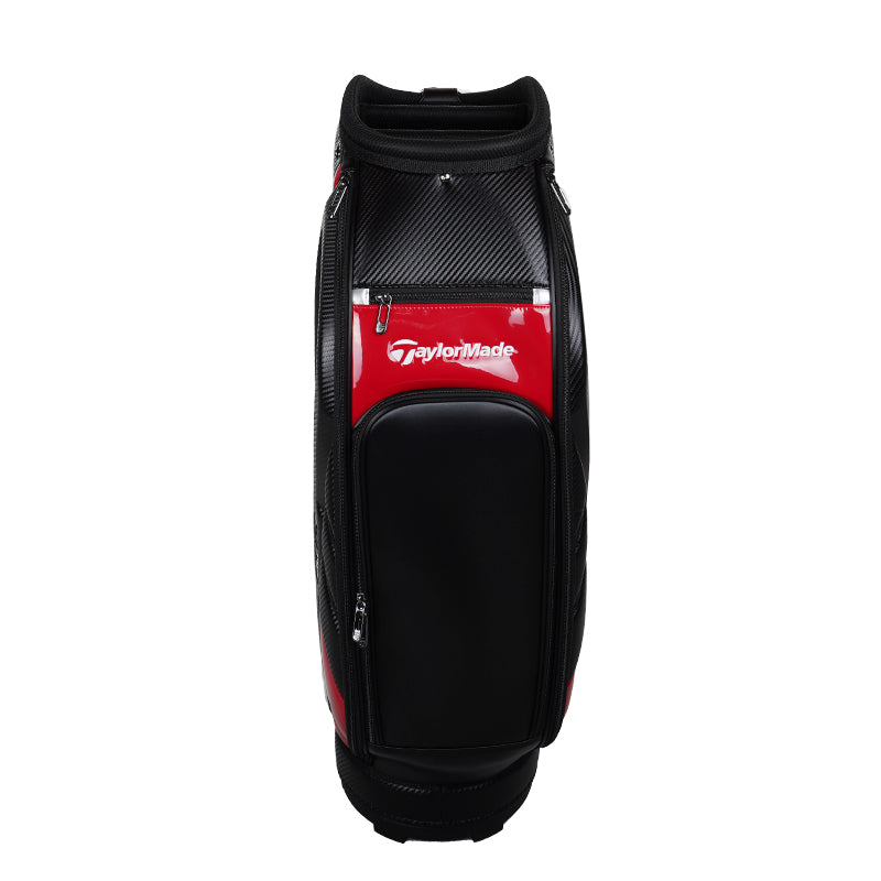 TAYLORMADE 9.5" Auth-Tech Cart Bag (Black/Red)