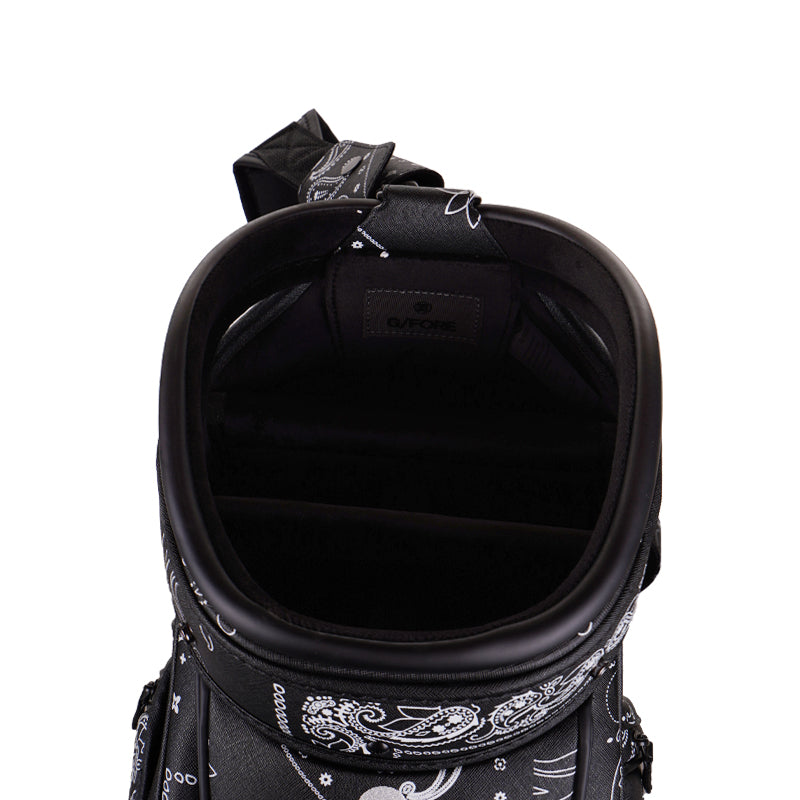 GFORE Saffiano Boro Tour Caddie Bag (Onyx)