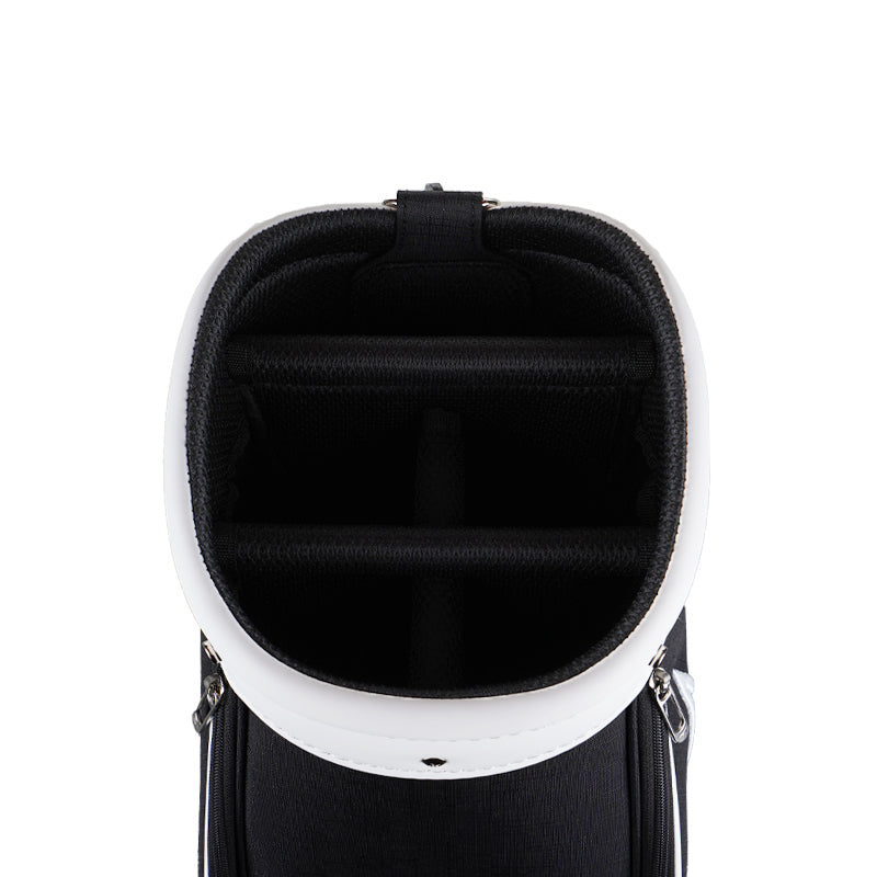 MIZUNO 9" NX 6 Cart Bag (White/Black)