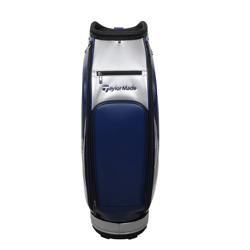 TAYLORMADE 9.5" Auth-Tech Cart Bag (Silver/Navy)