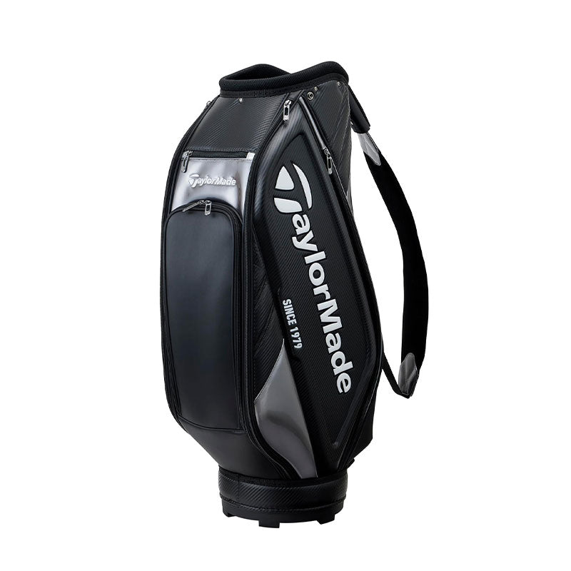 TAYLORMADE 9.5" Auth-Tech Cart Bag (Black/Grey)