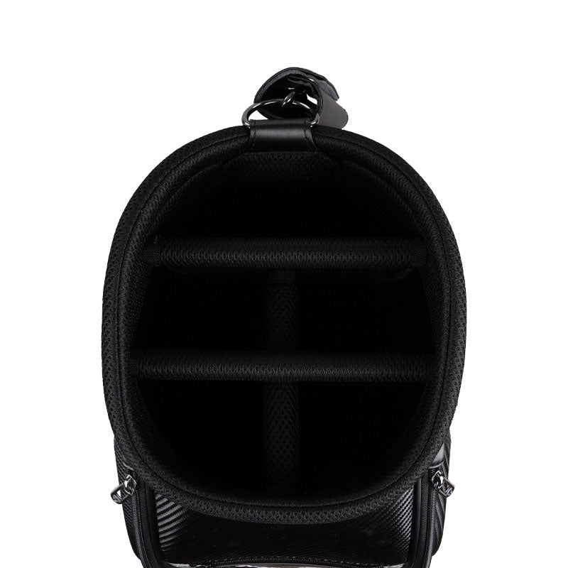 TAYLORMADE 9.5" Auth-Tech Cart Bag (Black/Grey)