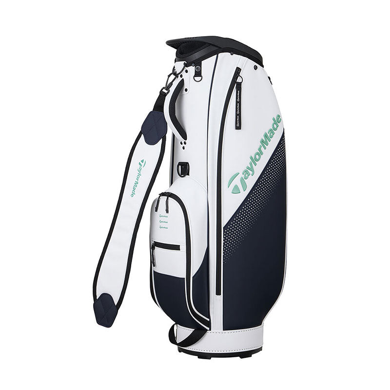 TAYLORMADE 9.5" Concept One Cart Bag (White/Navy)