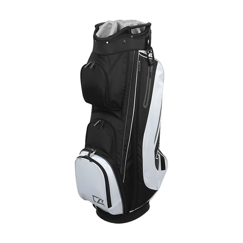 CUTTER & BUCK 9" Cart Bag (Black/White)