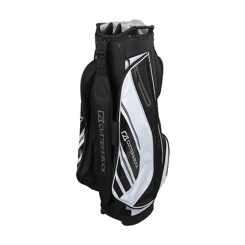 CUTTER & BUCK 9" Cart Bag (Black/White)