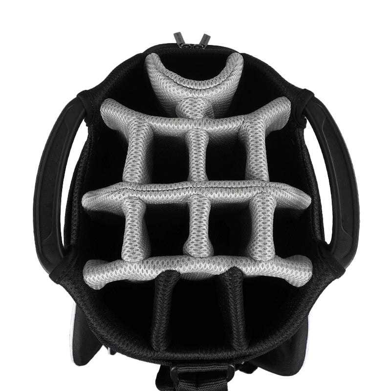 CUTTER & BUCK 9" Cart Bag (Black/White)