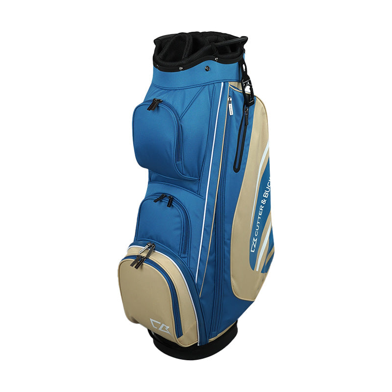 CUTTER & BUCK 9" Cart Bag (Blue/Beige)