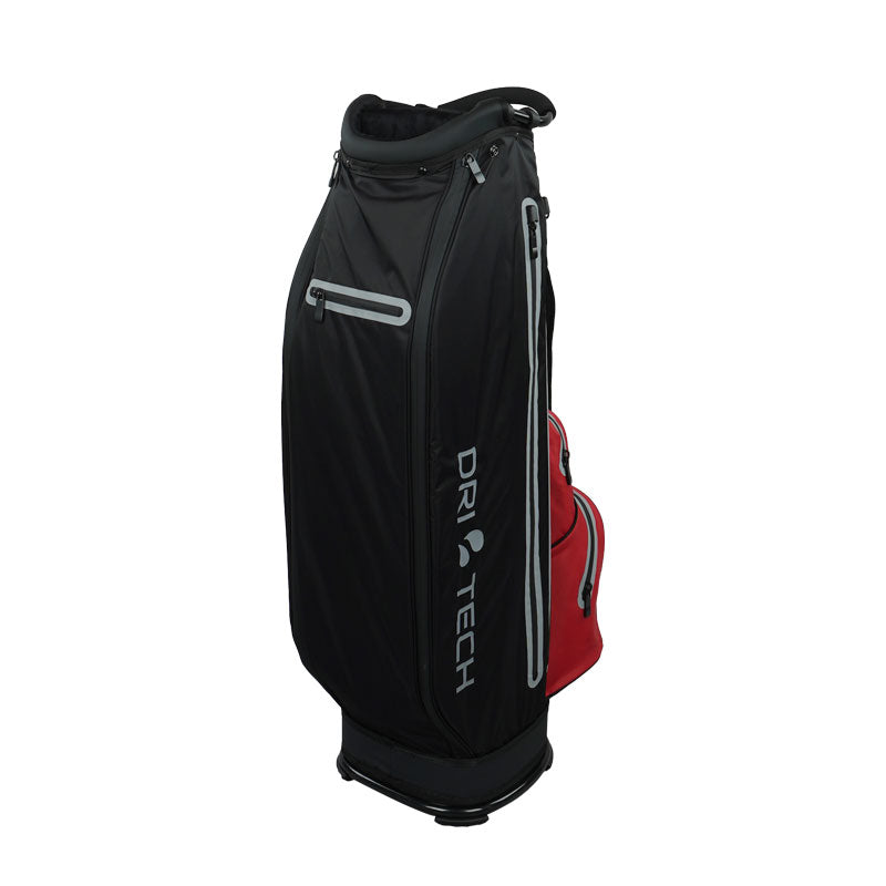 CUTTER & BUCK 9741-D 9" Waterproof Cart Bag (Black/Red)