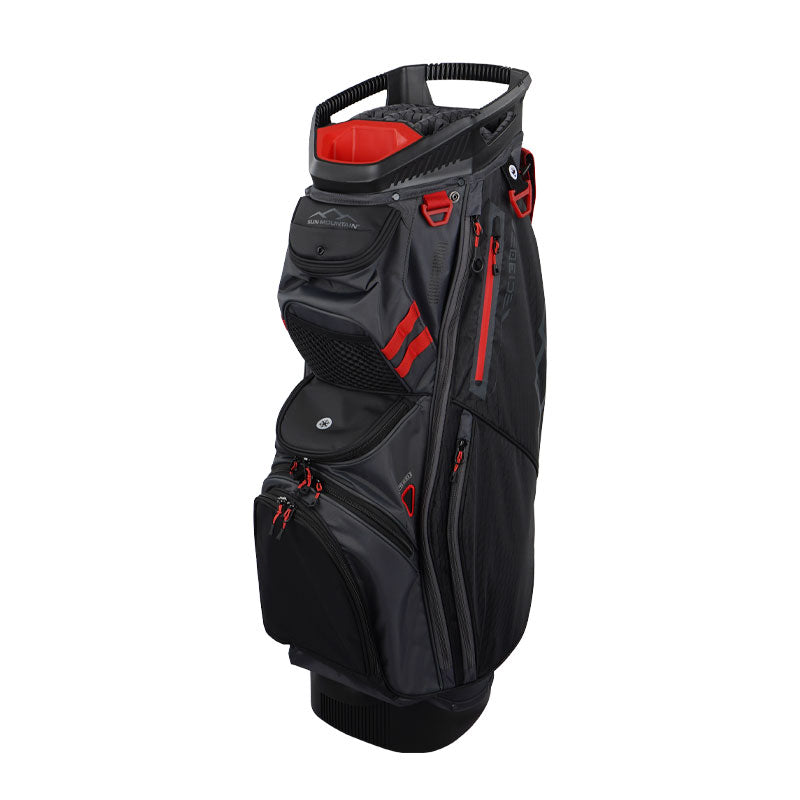 SUN MOUNTAIN 9" C130 Cart Bag (Steel/Black/Red)
