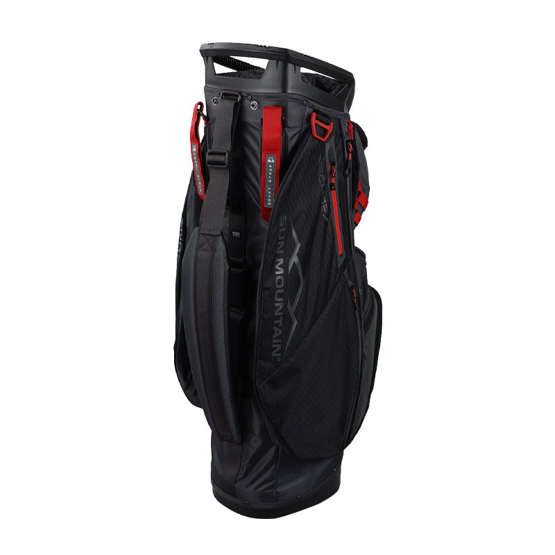 SUN MOUNTAIN 9" C130 Cart Bag (Steel/Black/Red)