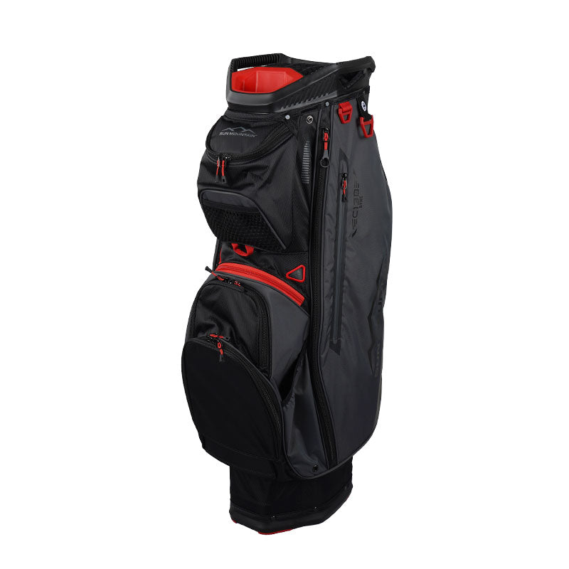 SUN MOUNTAIN 9" C130 Sync Cart Bag (Black/Steel/Red)