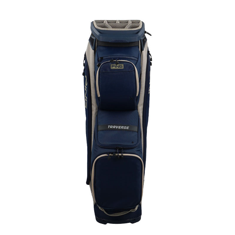 PING Traverse 244 Cart Bag (Navy/Sand/White)