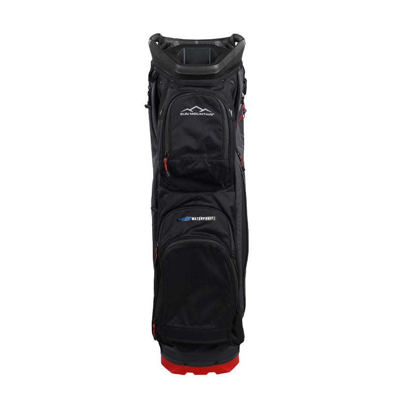 SUN MOUNTAIN C100 H2NO Cart Bag (Black/Grey/Red)